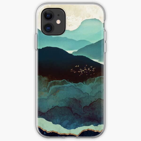 Indigo Mountains iPhone Soft Case