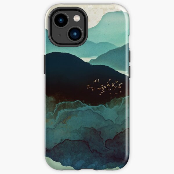 Item preview, Indigo Mountains designed and sold by spacefrogdesign.