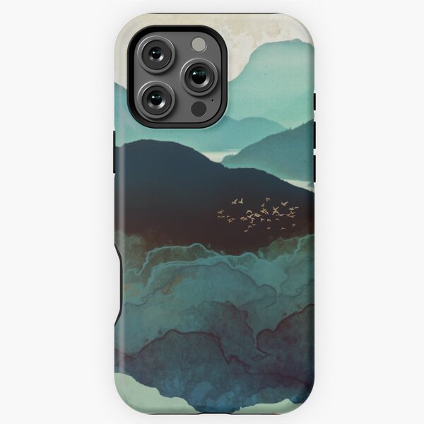 Item preview, Indigo Mountains designed and sold by spacefrogdesign.