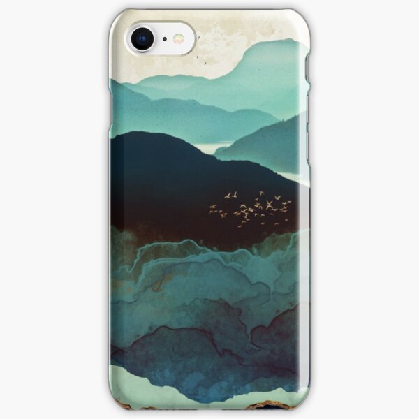 Indigo Berge iPhone Leichte Hülle