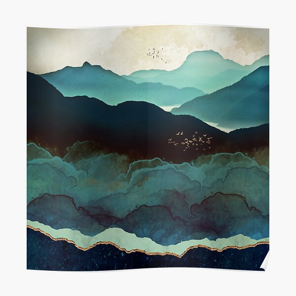 Indigo Mountains Poster