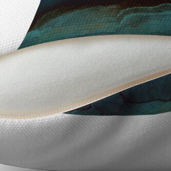 Alternate view of Indigo Mountains Floor Pillow