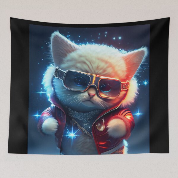 Item preview, Cute Cosmic Cat - Anime Art design designed and sold by AlNoah.