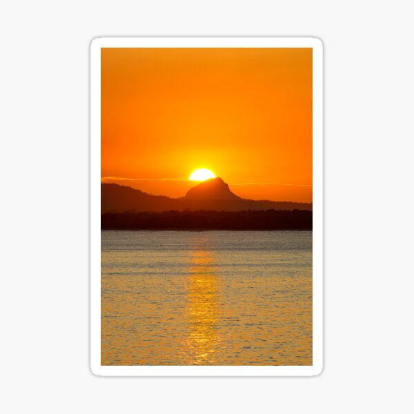 "Sunsetting in Noosa" Sticker for Sale by Benkilbeyprints Redbubble