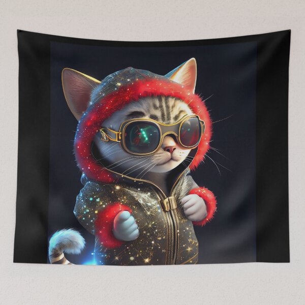 Item preview, Cute Cosmic Cat - Anime Art design designed and sold by AlNoah.
