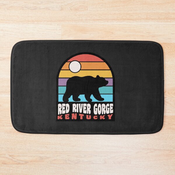 Item preview, Red River Gorge Kentucky Hiking Bear Badge designed and sold by yelly123.