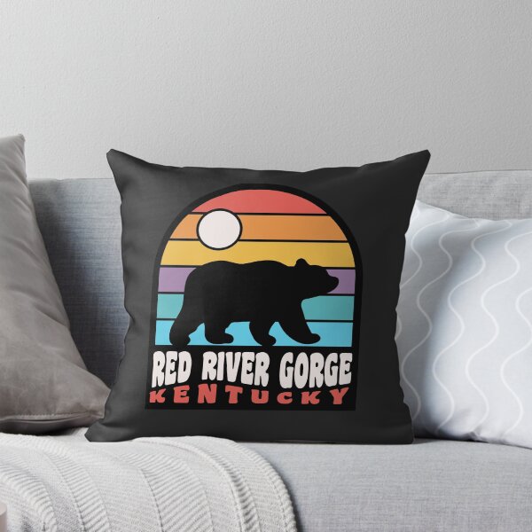 Item preview, Red River Gorge Kentucky Hiking Bear Badge designed and sold by yelly123.
