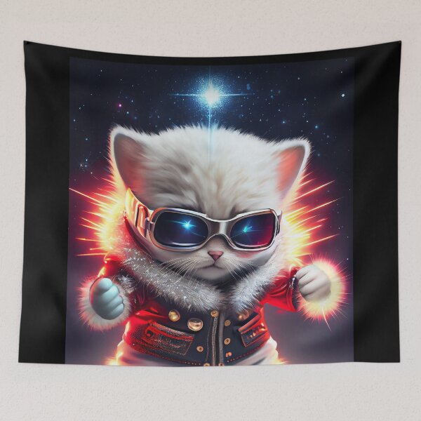 Item preview, Cute Cosmic Cat - Anime Art design designed and sold by AlNoah.