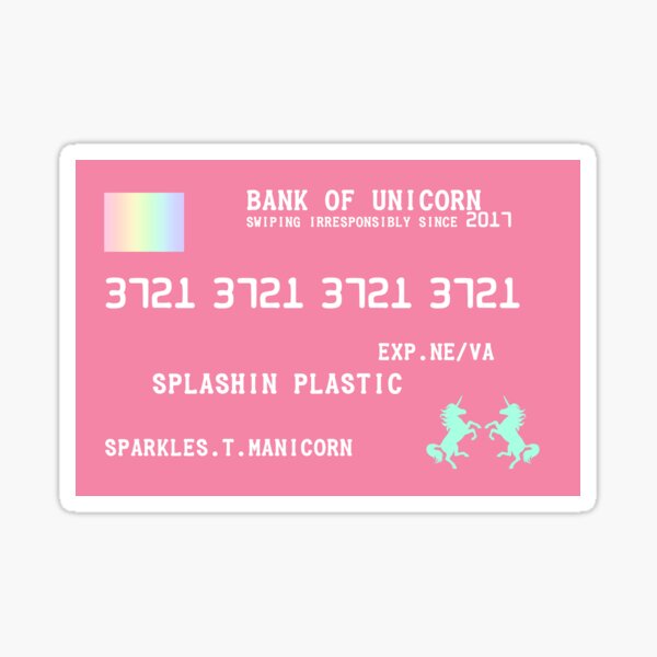 Sticker: Kreditkarte