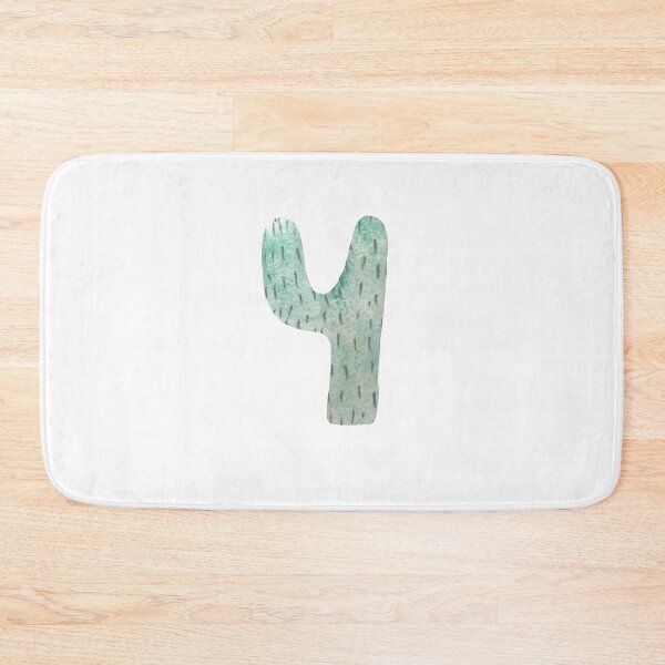 Item preview, Number four figure blue a watercolor textured  designed and sold by Yana Mustafina | Boho Soulful Designs.