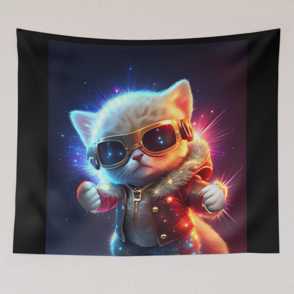 Item preview, Cute Cosmic Cat - Anime Art design designed and sold by AlNoah.