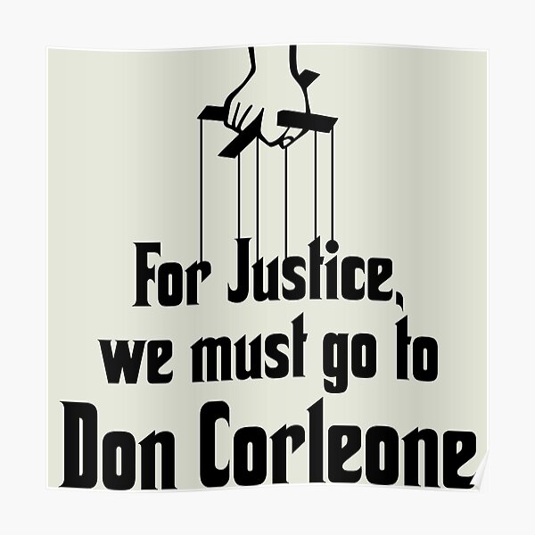 "the godfather movie quote" Poster for Sale by veumdarrion4 | Redbubble