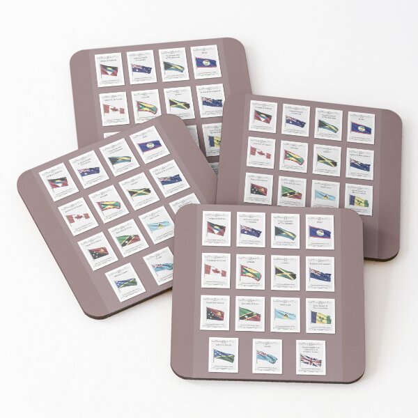 Item preview, Flag Card Series - Commonwealth Realms ALL designed and sold by teasdaledesign.