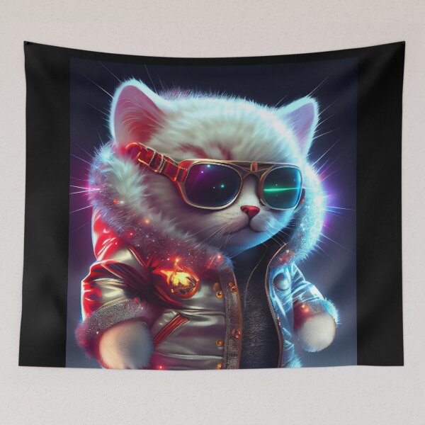 Item preview, Cute Cosmic Cat - Anime Art design designed and sold by AlNoah.