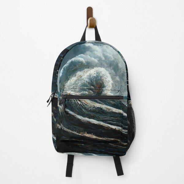 Item preview, Large waves washing over the beach designed and sold by Galviato.