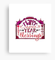 Happy New Year Canvas Print