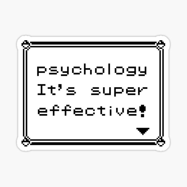 Artikel-Vorschau von Psychologie Es ist super effektiv!, designt und verkauft von GeekLook.