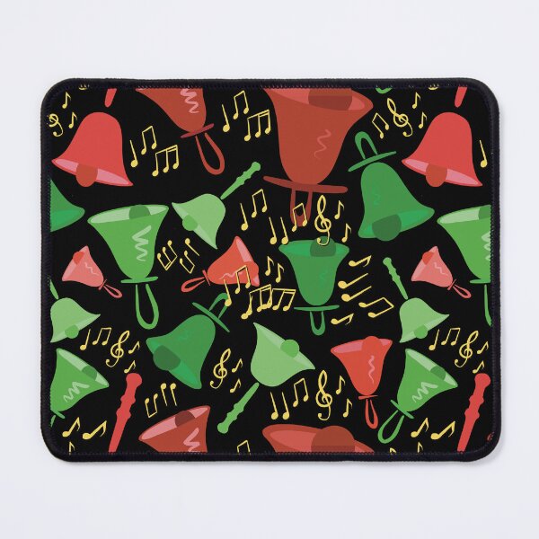 Item preview, Christmas Colorful Handbells And Notes Holiday Pattern designed and sold by SubtleSplit.