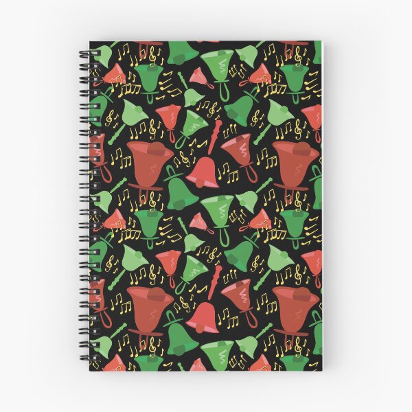 Item preview, Christmas Colorful Handbells And Notes Holiday Pattern designed and sold by SubtleSplit.