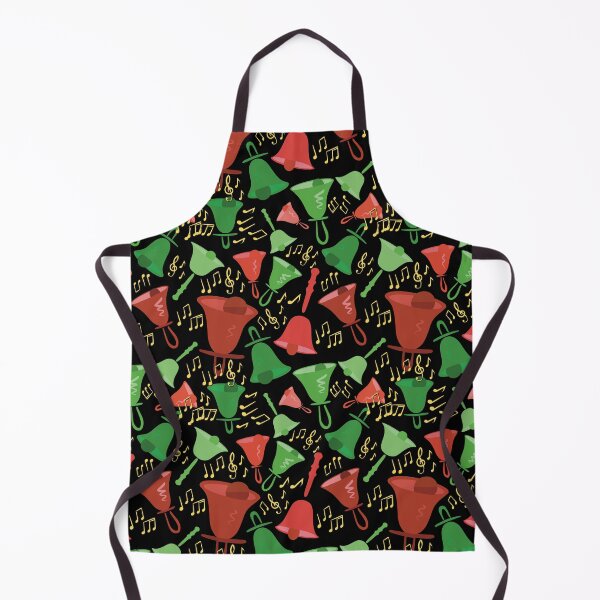 Item preview, Christmas Colorful Handbells And Notes Holiday Pattern designed and sold by SubtleSplit.