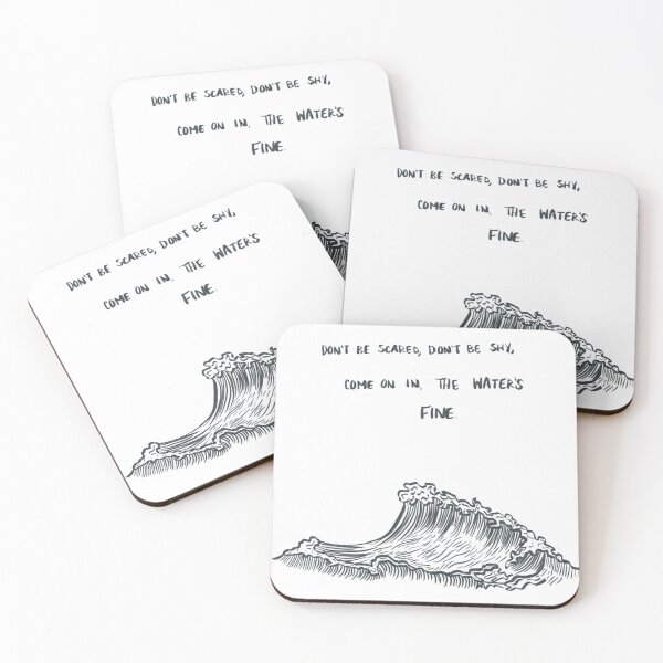 Item preview, The water’s fine   designed and sold by CatePaperCo.