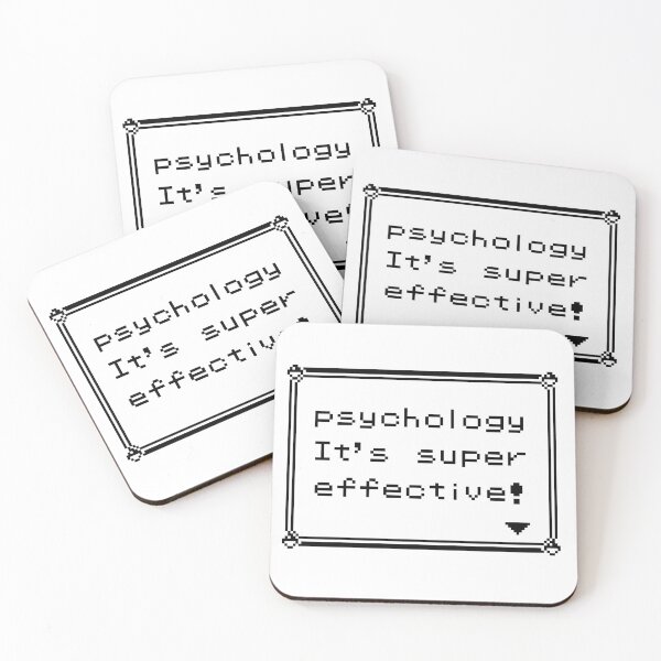 Item preview, psychology It's super effective! designed and sold by GeekLook.