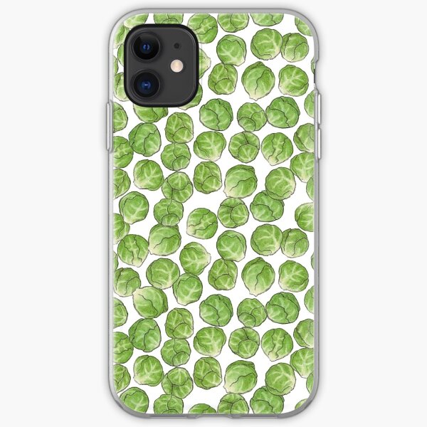Brussel Sprouts pattern iPhone Soft Case