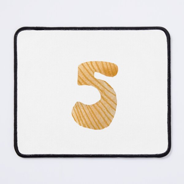 Item preview, Number five yellow textured a watercolor sketch designed and sold by Yana Mustafina | Boho Soulful Designs.