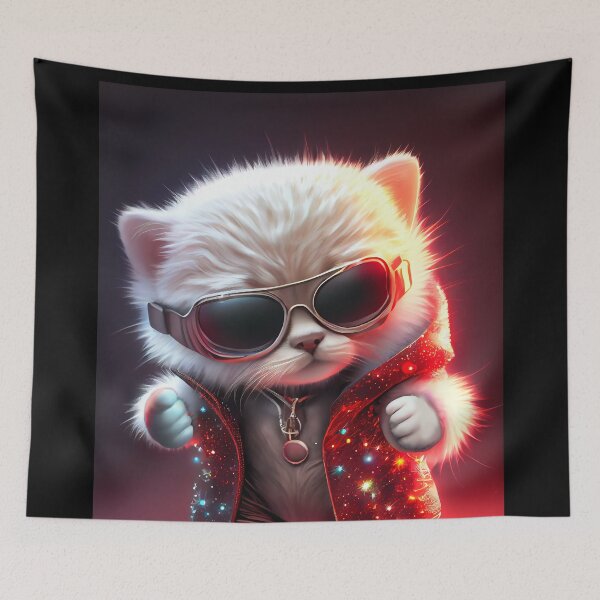 Item preview, Cute Cosmic Cat - Anime Art design designed and sold by AlNoah.