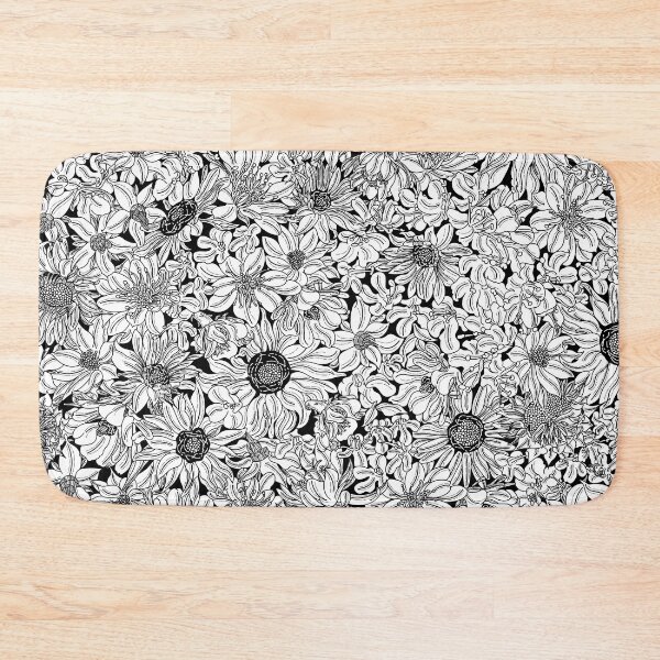 Item preview, Black and White Botanical Drawing designed and sold by YzHmDesign.