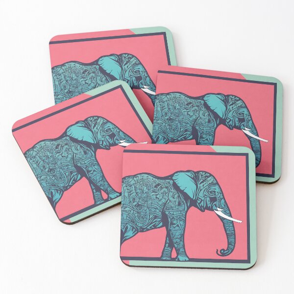 Artikelvorschau, Elephant logo, geometric, vector, symmetrical, minimalism entworfen und verkauft von DrawItOnce.