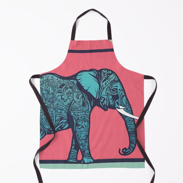 Aperçu de l'œuvre Elephant logo, geometric, vector, symmetrical, minimalism créée et vendue par DrawItOnce.