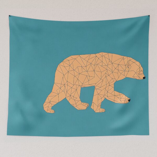Item preview, Bear logo, geometric, vector, symmetrical, minimalism designed and sold by DrawItOnce.