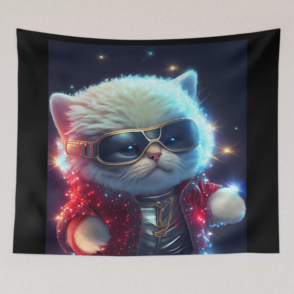 Item preview, Cute Cosmic Cat - Anime Art design designed and sold by AlNoah.