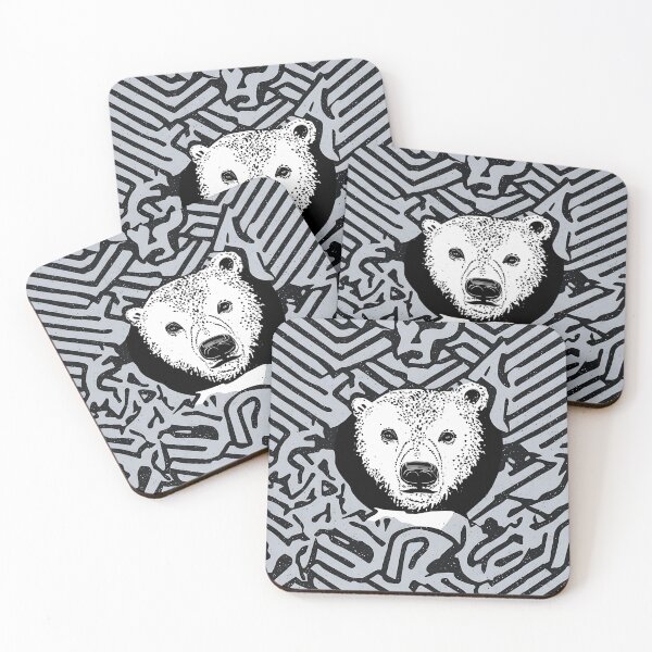 Item preview, Bear logo, geometric, vector, symmetrical, minimalism designed and sold by DrawItOnce.