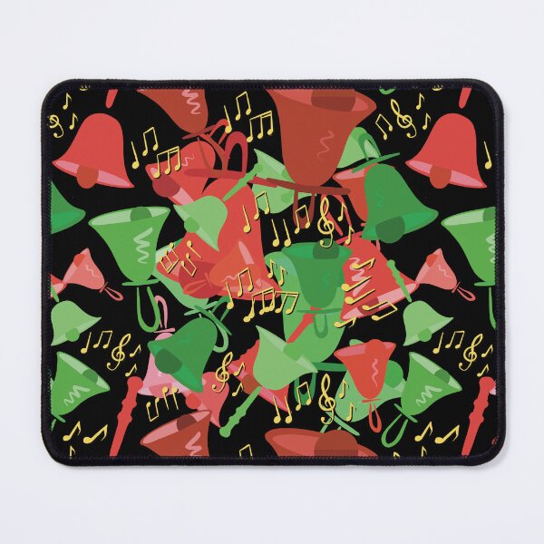 Item preview, Christmas Chaos Colorful Handbells And Notes Holiday Pattern designed and sold by SubtleSplit.