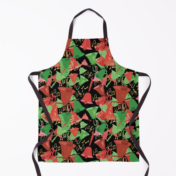 Item preview, Christmas Chaos Colorful Handbells And Notes Holiday Pattern designed and sold by SubtleSplit.