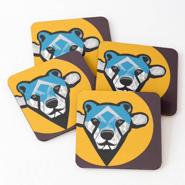 Item preview, Bear logo, geometric, vector, symmetrical, minimalism designed and sold by DrawItOnce.