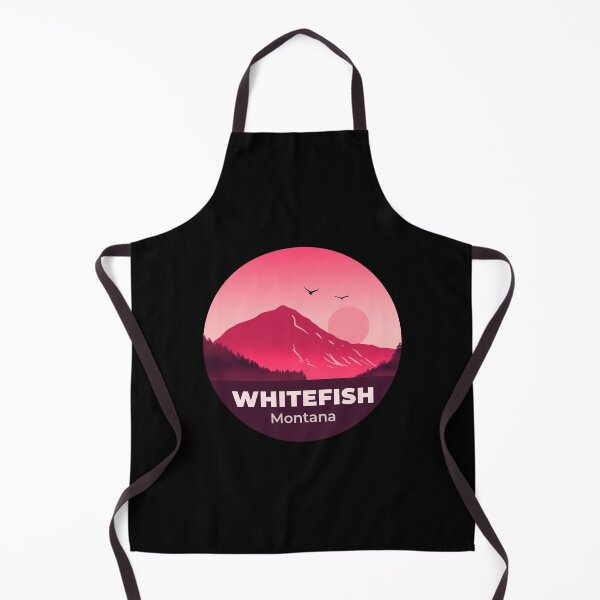 Item preview, Whitefish Montana minimalist landscape  designed and sold by InvestingRoad.