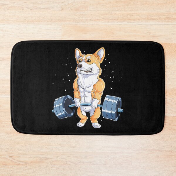 Item preview, Corgi Weightlifting Funny Dog Deadlift Fitness Gym Workout designed and sold by GeorgiHeyward.