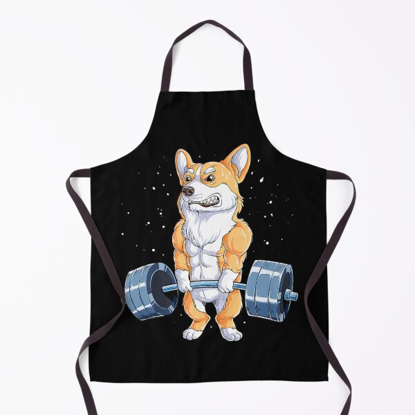 Item preview, Corgi Weightlifting Funny Dog Deadlift Fitness Gym Workout designed and sold by GeorgiHeyward.