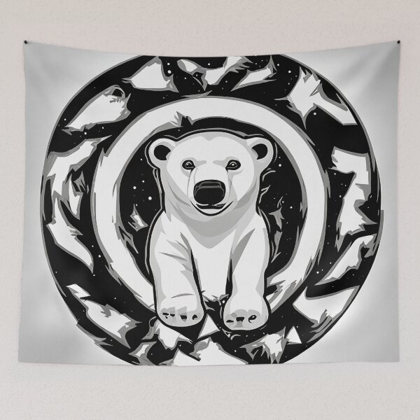 Artikelvorschau, Bear logo, geometric, vector, symmetrical, minimalism entworfen und verkauft von DrawItOnce.
