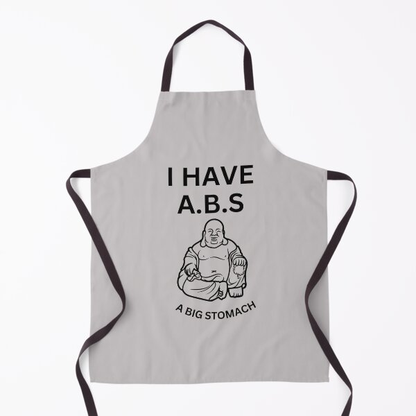 Item preview, I HAVE A.B.S ( A Big Stomach) - #funny shirt #fitness designed and sold by Remijuice.