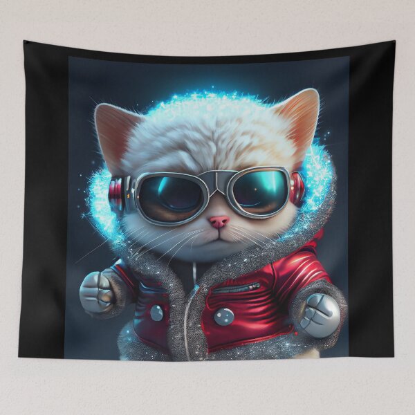 Item preview, Cute Space Cat - Anime Art design designed and sold by AlNoah.