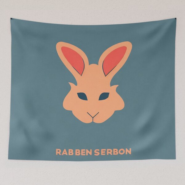 Item preview, Rabbit logo, geometric, vector, symmetrical, minimalism designed and sold by DrawItOnce.