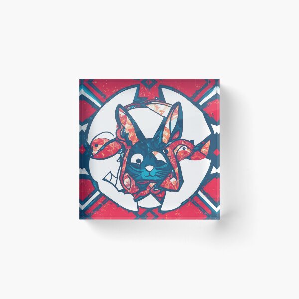 Artikelvorschau, Rabbit logo, geometric, vector, symmetrical, minimalism entworfen und verkauft von DrawItOnce.