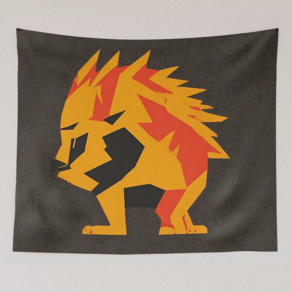 Artikelvorschau, Porcupine logo, geometric, vector, symmetrical, minimalism entworfen und verkauft von DrawItOnce.