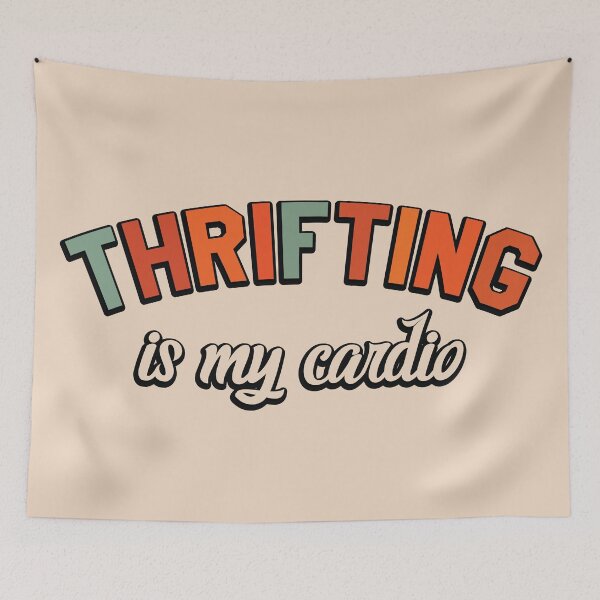 Item preview, Thrifting is my cardio designed and sold by SweetLog.
