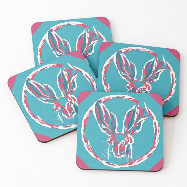 Artikelvorschau, Rabbit logo, geometric, vector, symmetrical, minimalism entworfen und verkauft von DrawItOnce.