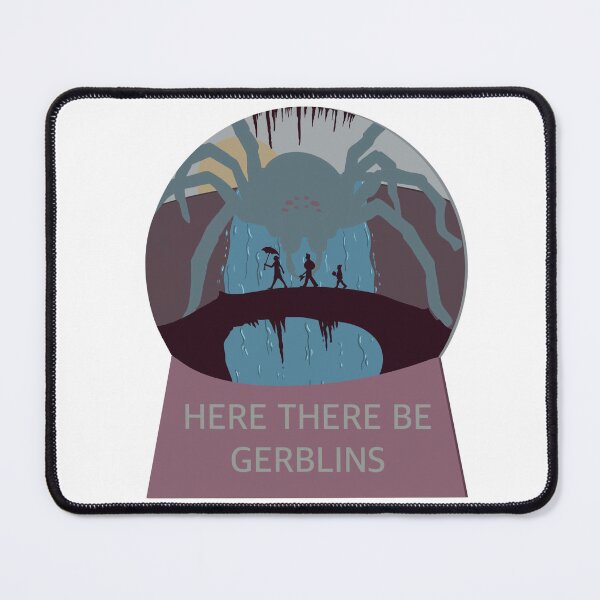 Item preview, Here There Be Gerblins designed and sold by jensenandco.
